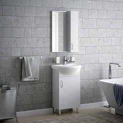 Corozo Мебель для ванной Олимп 45 белая – фотография-2